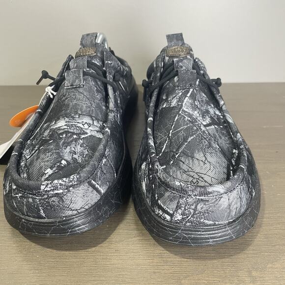Jelly Roll Hey Dude Mens Size 12 Slides NEW Realtree Edge Wally Black Camo Shoes main image 7